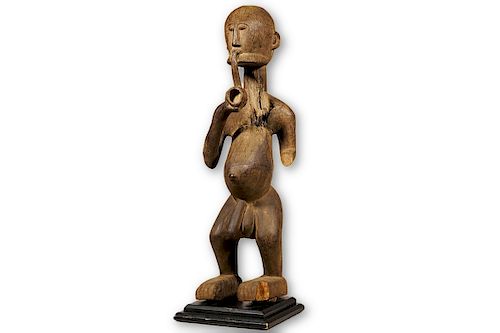 Large Dogon Male Figure with Base from Mali - 43.5"