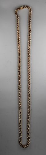 14k Gold Rope Style Necklace