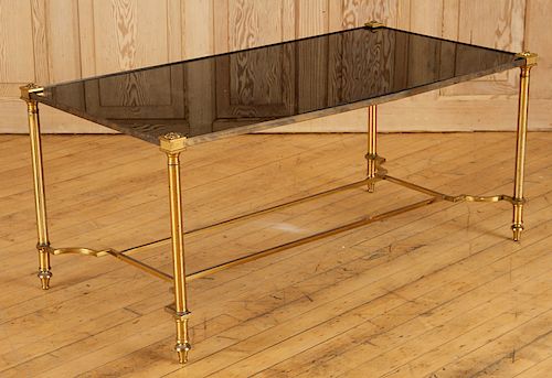 FRENCH BRONZE COFFEE TABLE BY JANSEN C.1950
