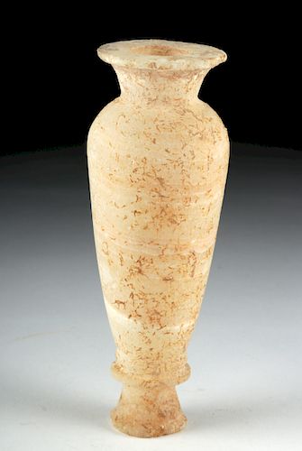Egyptian Old Kingdom Banded Alabaster Jar - Alabastron