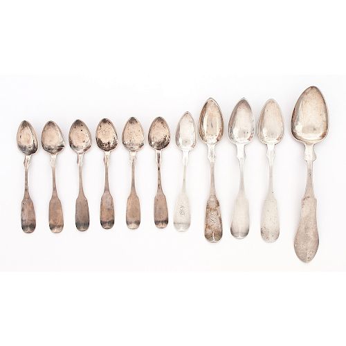 Louisville Coin Silver Spoons, Henry Hudson