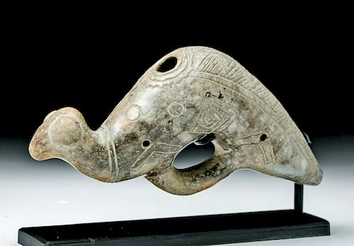 Bahia Guangula Pottery Ocarina - Animal Form