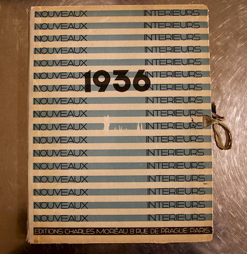 NOUVEAUX INTERIEURS FRANCAIS BOOK CIRCA 1936