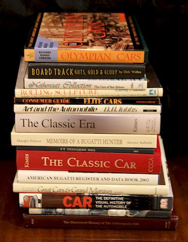 15 AUTOMOBLE COLLECTING REFERENCE BOOKS