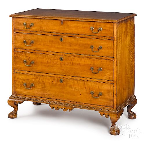 New Hampshire Chippendale chest of drawers