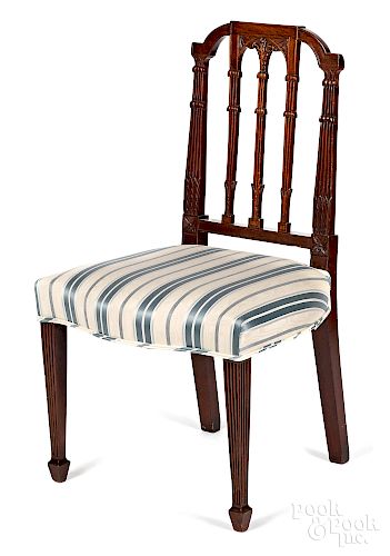 New York Federal mahogany dining chair