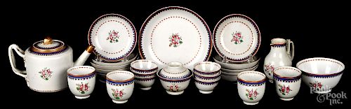 Miniature Chinese export porcelain tea service
