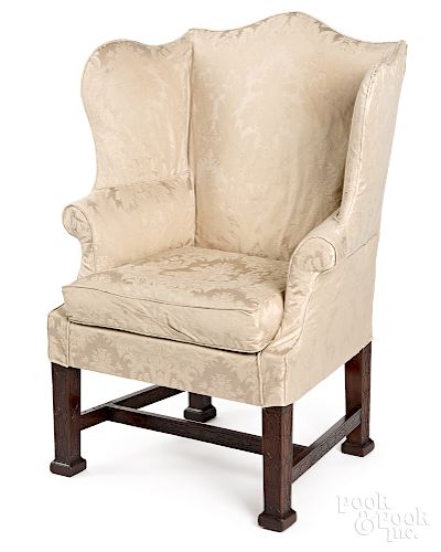 Philadelphia Chippendale mahogany easy chair