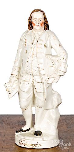 Staffordshire figure of Benjamin Franklin