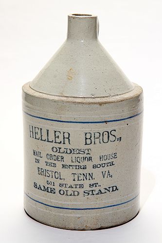 Heller Brothers 1 Gallon Whiskey Jug.  