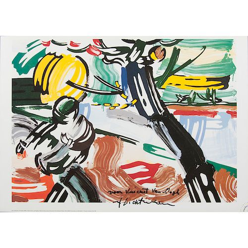 Roy Lichtenstein (American, 1923-1997) after van Gogh Poster 