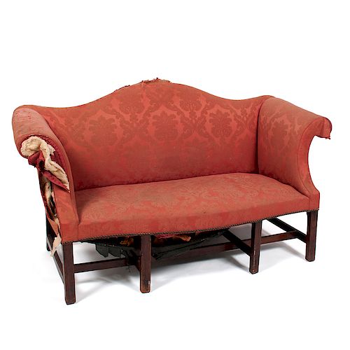 Chippendale-Style Settee