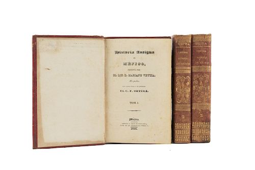 Veytia, Mariano. Historia Antigua de Méjico. Méjico: Imprenta a cargo de Juan Ojeda, 1836.