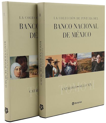 Velazquez Guadarrama, Angélica. La Colección de Pintura del Banco Nacional de Mexico. Mexico, 2004. First edition. Pieces: 2. In case.