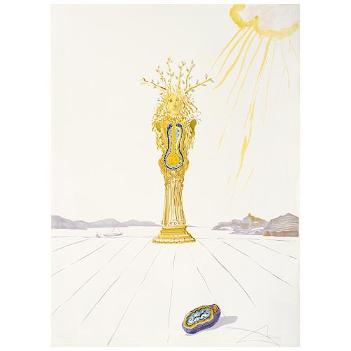 SALVADOR DALÍ, Barometer woman, from the series "Time", 1976.