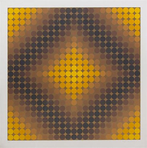 Victor Vasarely, (Hungarian/French, 1906-1997), Untitled