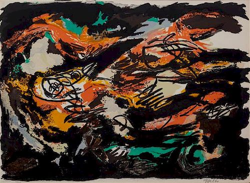Karel Appel, (Dutch, 1921-2006), Untitled Abstract, 1960