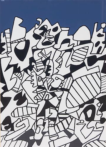 Jean Dubuffet, (French, 1901-1985), Solitude Illuminee, 1975