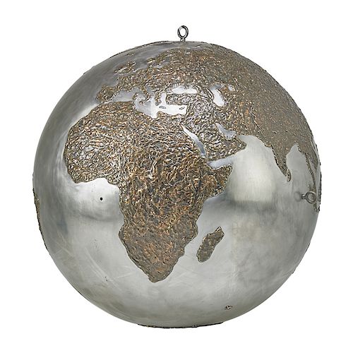 CHRIS CALLIS Massive globe sculpture