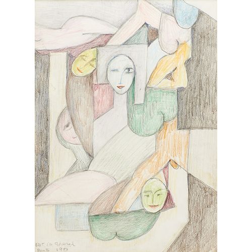 BEATRICE WOOD Drawing