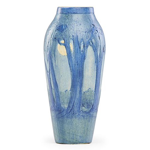A.F. SIMPSON; NEWCOMB COLLEGE Scenic vase