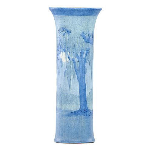 A.F. SIMPSON; NEWCOMB COLLEGE Fine tall vase