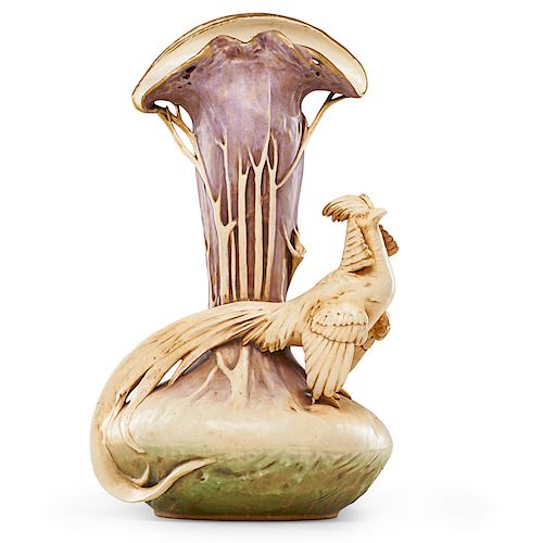 EDUARD STELLMACHER; RSTK Large pheasant vase
