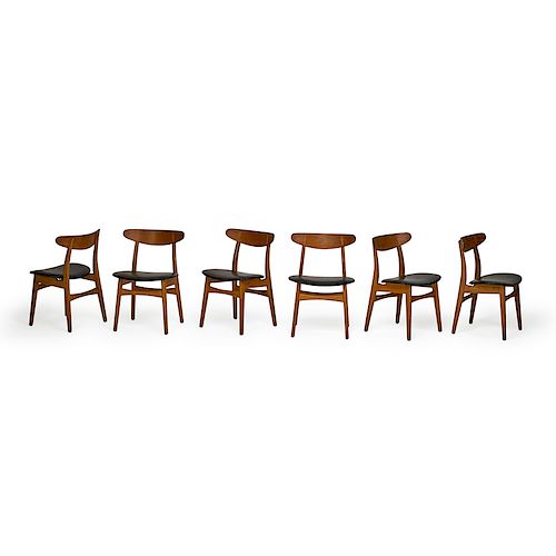 HANS WEGNER Set of six dining chairs