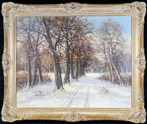 European School, Antique Winter Landscape