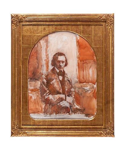 Artist Unknown, (20th Century), Study for a Portrait of a Man