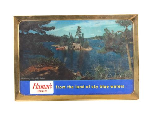 Hamm's Beer Lighted Advertising Sign
