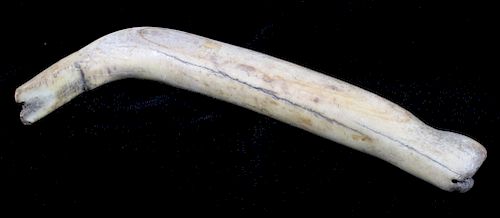 Sioux Buffalo Bone Hide Scrapper 19th Century