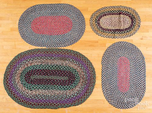 Four braided mats
