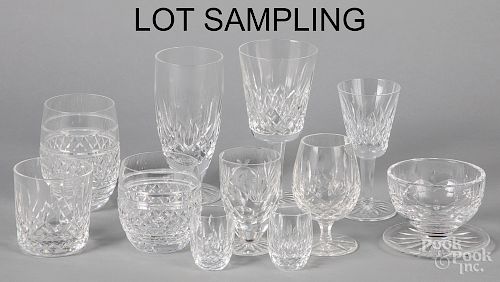 Extensive group of Waterford stemware