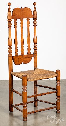 William and Mary banisterback side chair