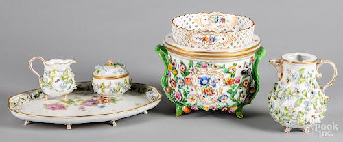 Group of porcelain tablewares