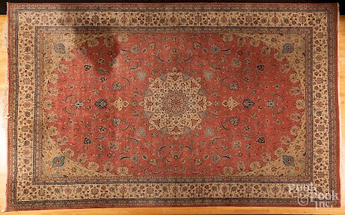 Semi-antique Tabriz style carpet