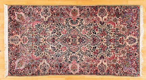 Semi-antique Kirman carpet