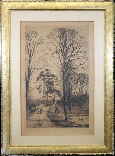 Fred Slocombe (British, 1847-1920) Etching