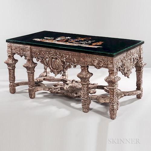 French Regency-style Pietra Dura-top Table