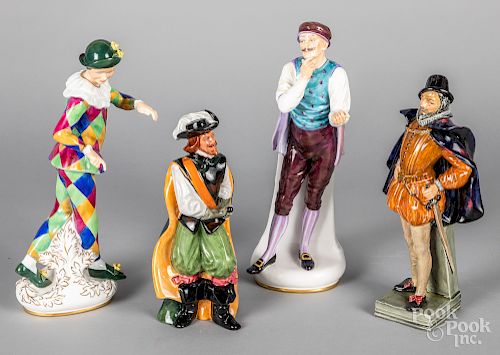 Collection of four Royal Doulton figures