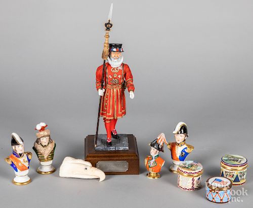 Assorted group of decorative objects