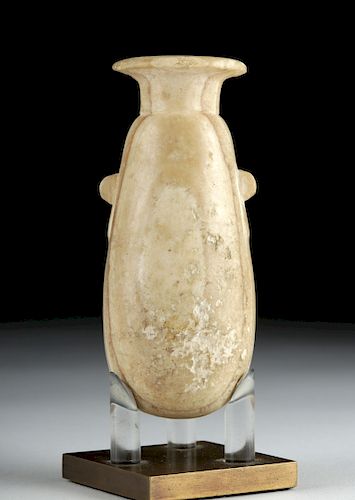 Egyptian Late Period Stone Alabastron