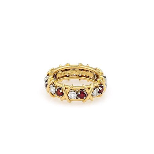 Tiffany & Co Schlumberger  Sixteen Stone Ring