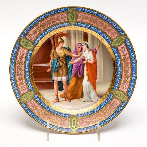 Royal Vienna Cabinet Plate, Phaedra & Hippolytus
