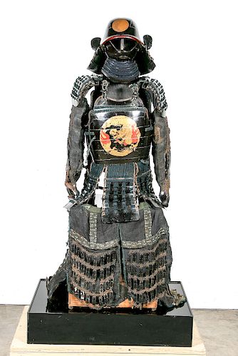 Japanese Edo Samurai Armor in Case