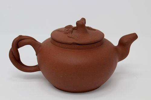 Chinese Zisha Clay Teapot, Exhibited 1915