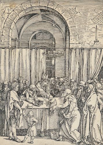 Albrecht Dürer (German, 1471-1528)  Joachim's Offering Rejected