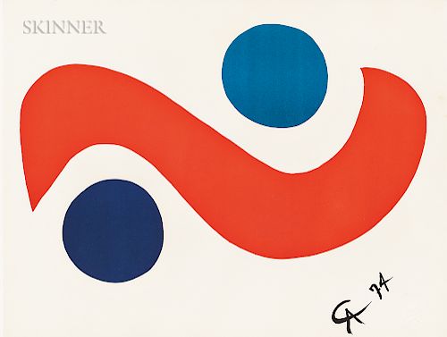 Alexander Calder (American, 1898-1976)  Flying Colors  /A Suite of Six Prints