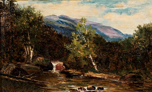 Frank Henry Shapleigh (American, 1842-1906)  Mount Washington and Ellis River